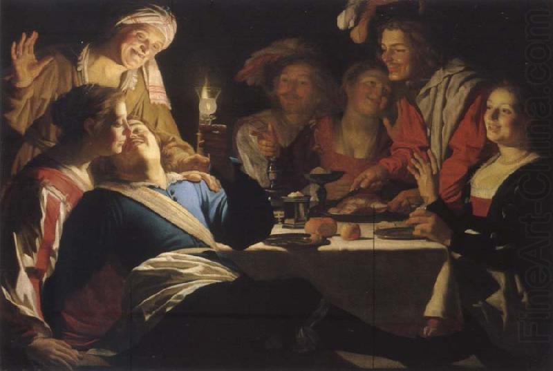 Frobliche company, Gerrit van Honthorst